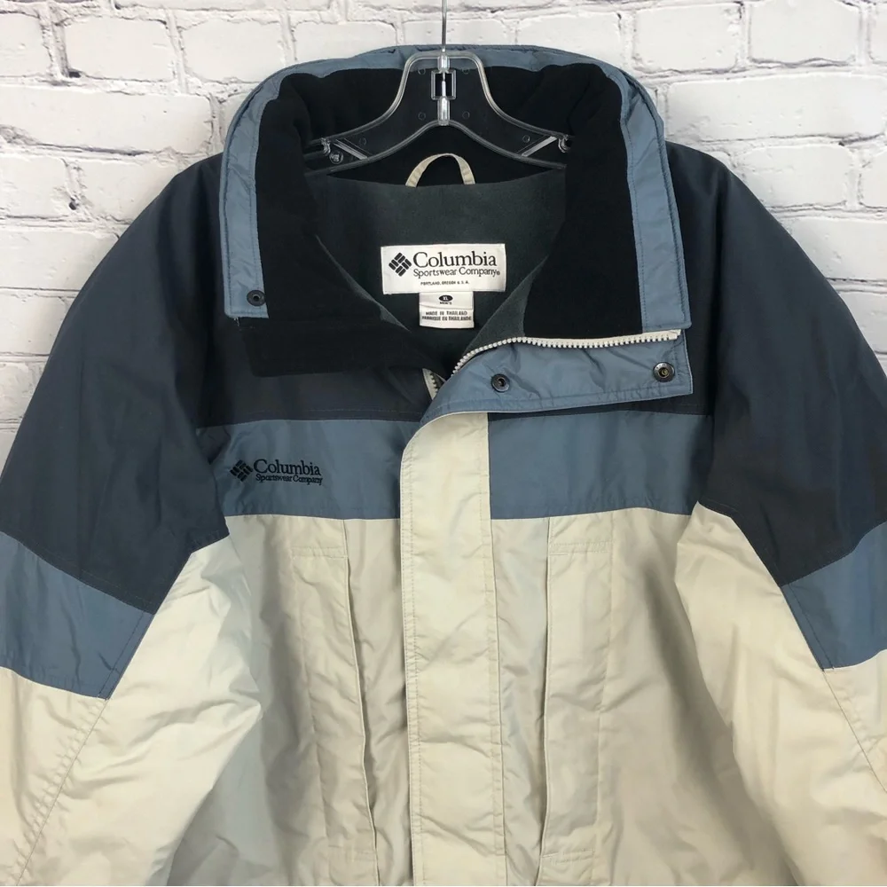 Columbia Colorblock Ski Snowboard Hooded Parka Jacket Sz XL - Picture 2 of 15
